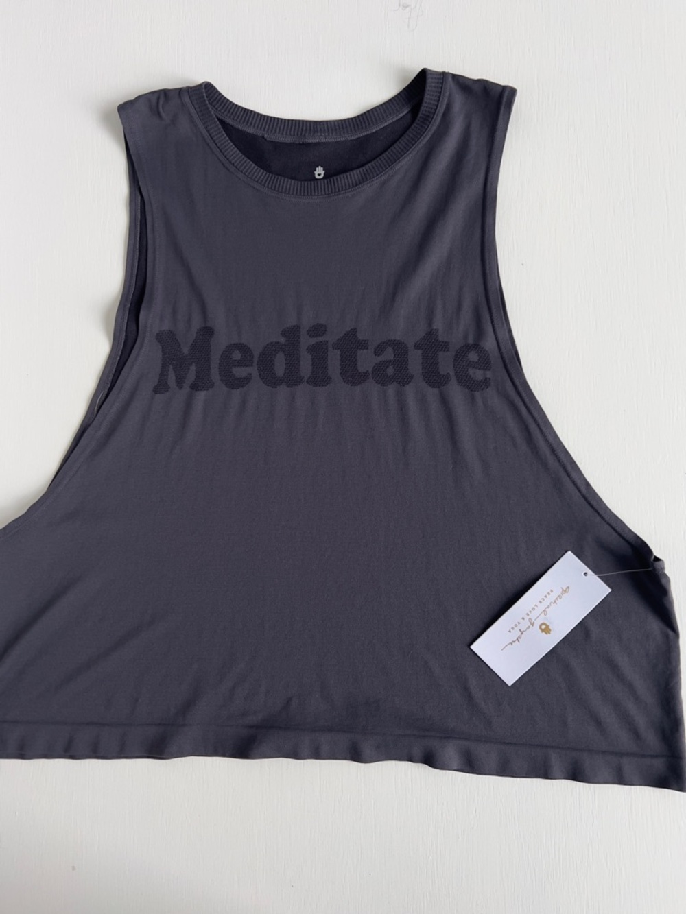 Spiritual gangster women’s black sleeveless tank top - Picture 4 of 4